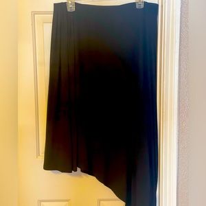 WHBM Black Asymmetrical Skirt